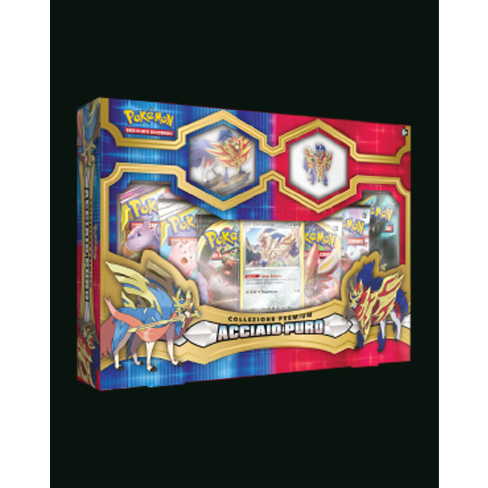 Collezione Premium Acciaio Puro Zamazenta (ita) *leggero danno*