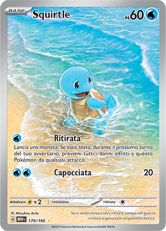 squirtle mew 170 -151-