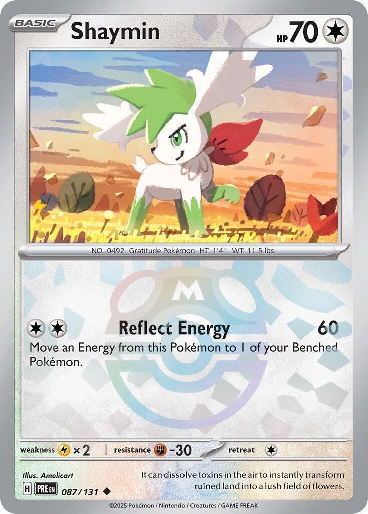 shaymin pre 087 masterball reverse -ita- -evoluzioni prismatiche-