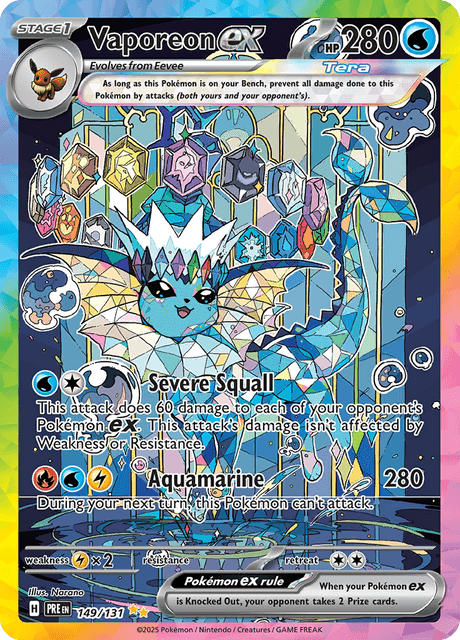 vaporeon pre 149 -evoluzioni prismatiche-
