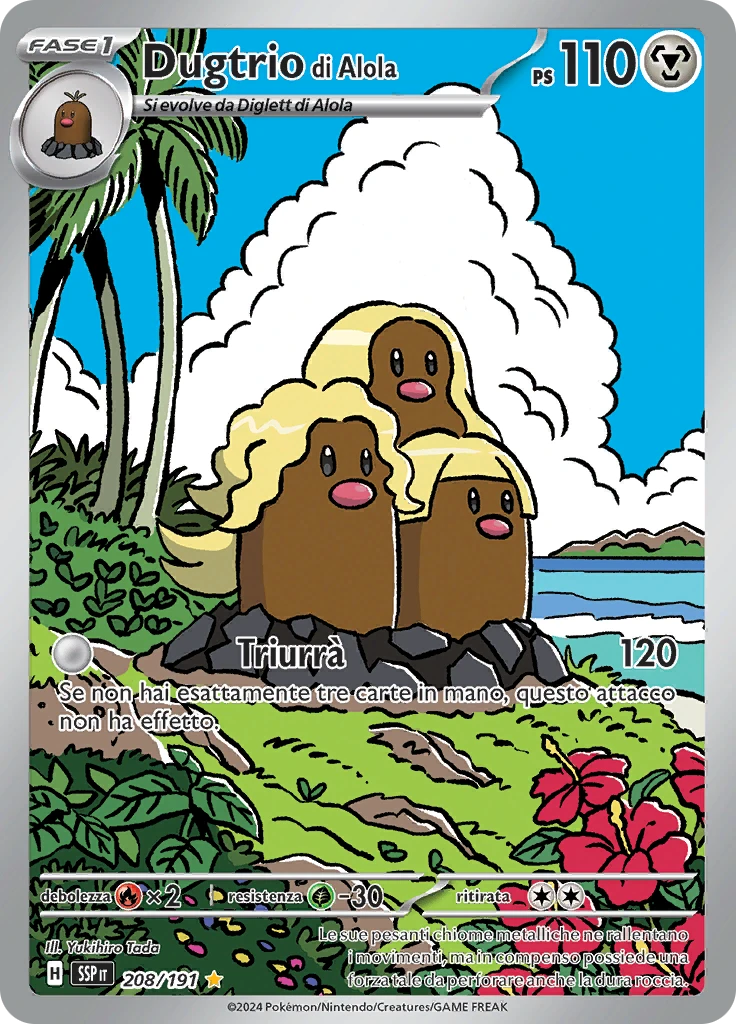 dugtrio ssp 208 -scintille folgoranti-