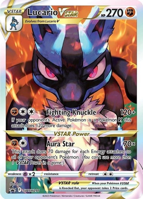 lucario swsh 291 -sealed- -swsh promo-