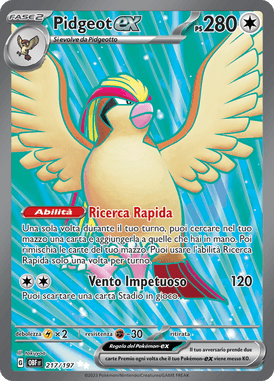 pidgeot obf 217 -ossidiana infuocata-