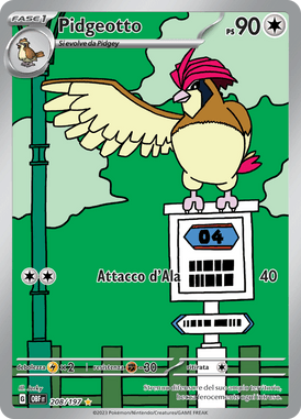 pidgeotto obf 208 -ossidiana infuocata-