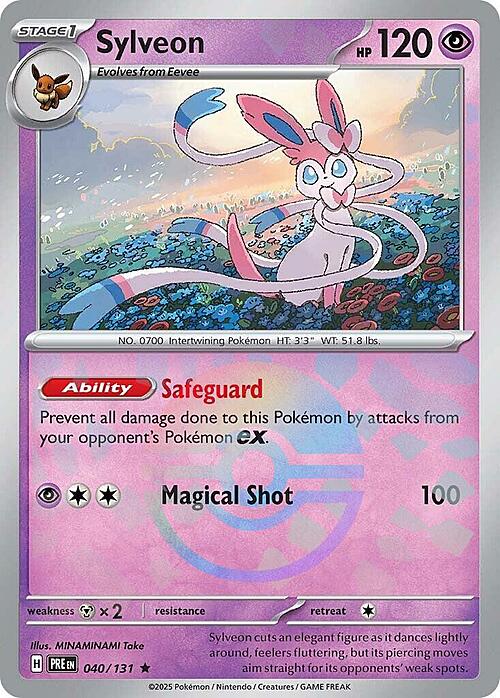sylveon pre 040 pokeball reverse -ita- -evoluzioni prismatiche-