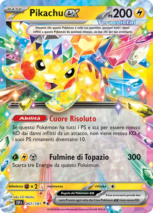 pikachu ssp 057 -scintille folgoranti-