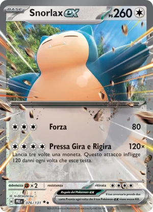 snorlax pre 076 -evoluzioni prismatiche-