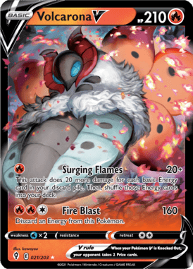 volcarona evs 021 -ita- -evoluzioni eteree-