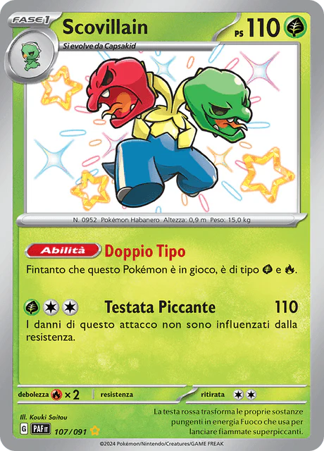 scovillain paf 107 -destino di paldea-
