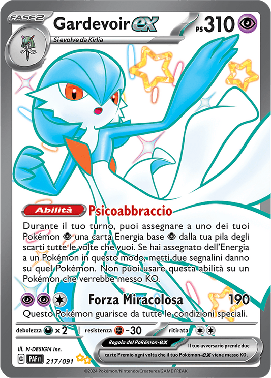 gardevoir paf 217 -destino di paldea-
