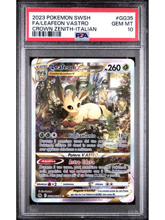 leafeon crz gg35 PSA 10 -zenit regale-