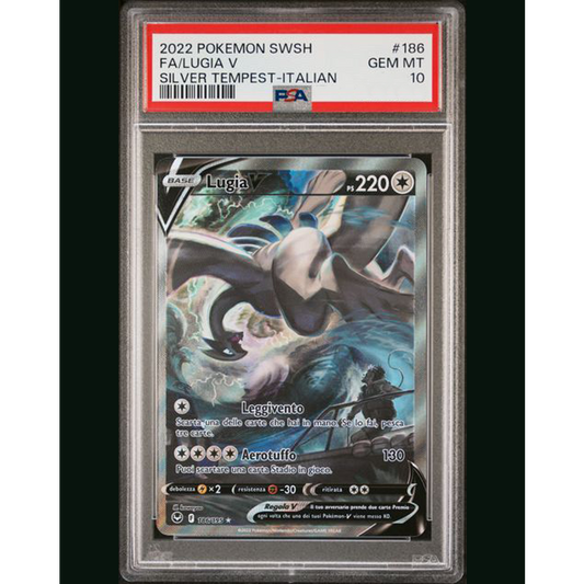 lugia sit 186 PSA 10 ITALIANO -tempesta argentata-