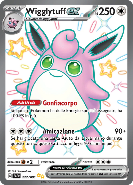 wigglytuff paf 222 -destino di paldea-
