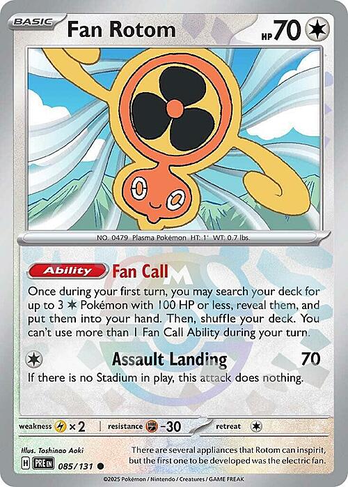 rotom vortice pre 085 masterball reverse -ita- -evoluzioni prismatiche-