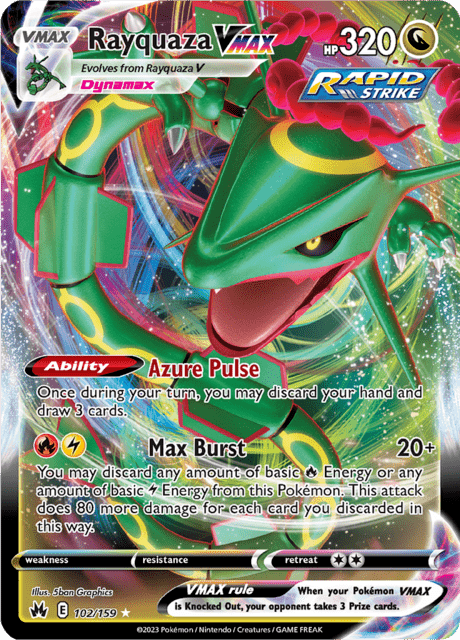 rayquaza crz 102 -ita- -zenit regale-