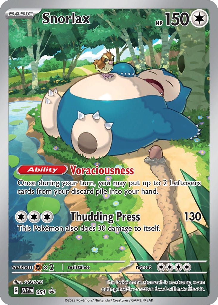 snorlax svp 051 -ita- -sealed- -svp promo-