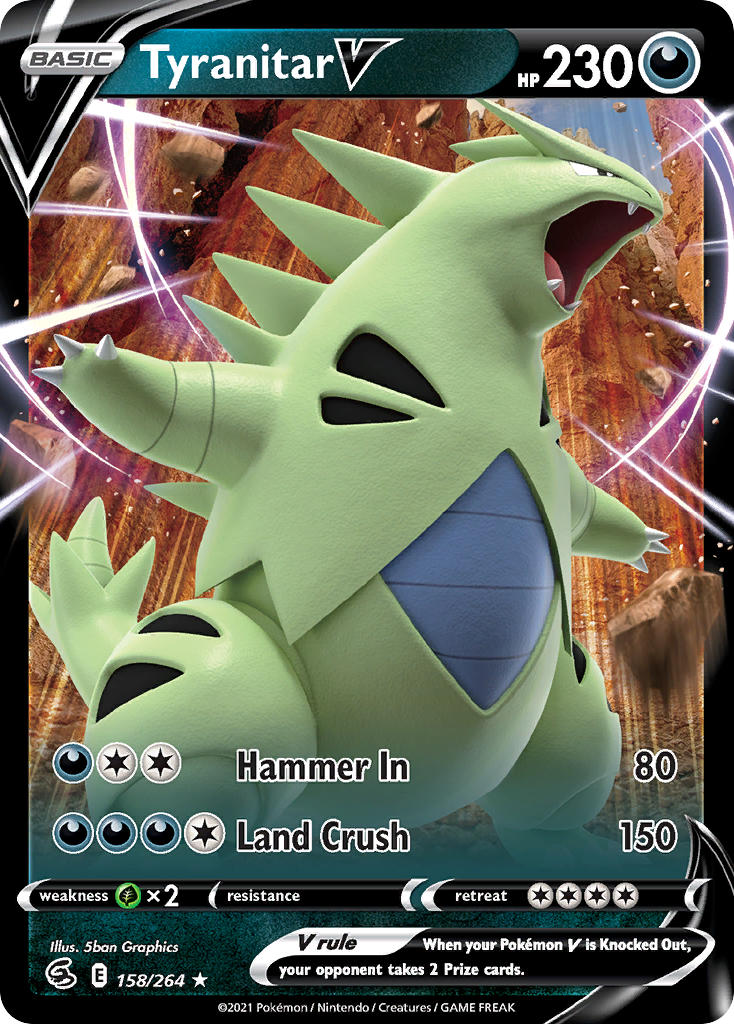 tyranitar fst 158 -ita- -colpo fusione-