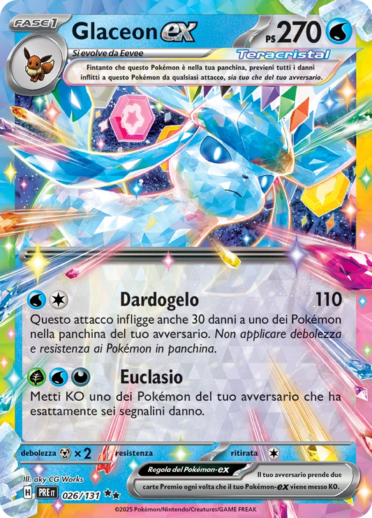 glaceon pre 026 -evoluzioni prismatiche-